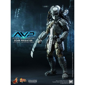 Alien vs. Predator Movie Masterpiece Action Figure 1/6 Scar Predator 36 cm